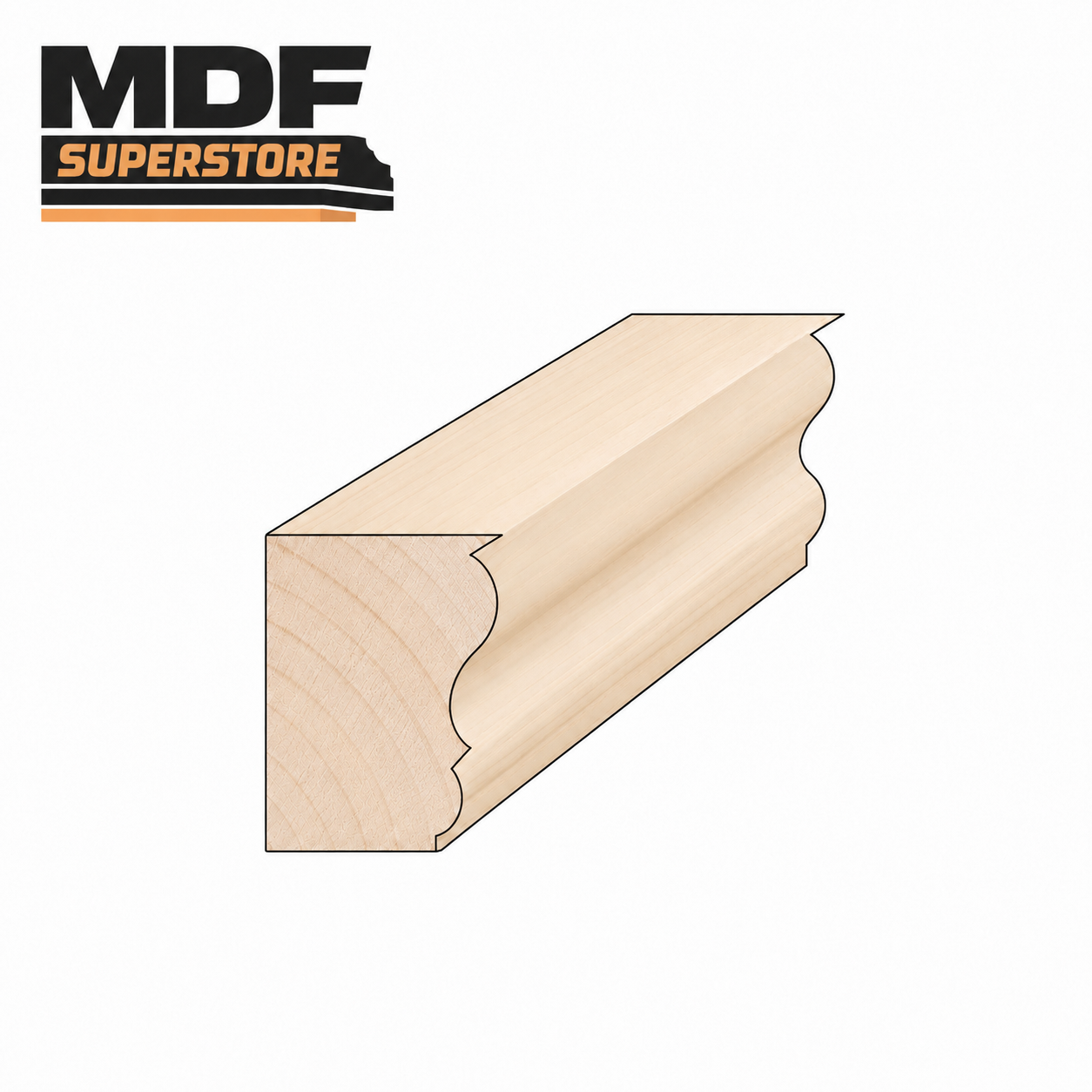 001 Ovolo Dado Rail Moulding 41mm x 20mm