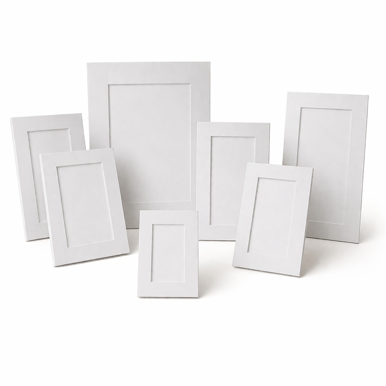 MDF Shaker Kitchen Doors/Drawer Fronts – Replacement Cabinet Doors, 18mm Thick, Made to Measure, Primed White