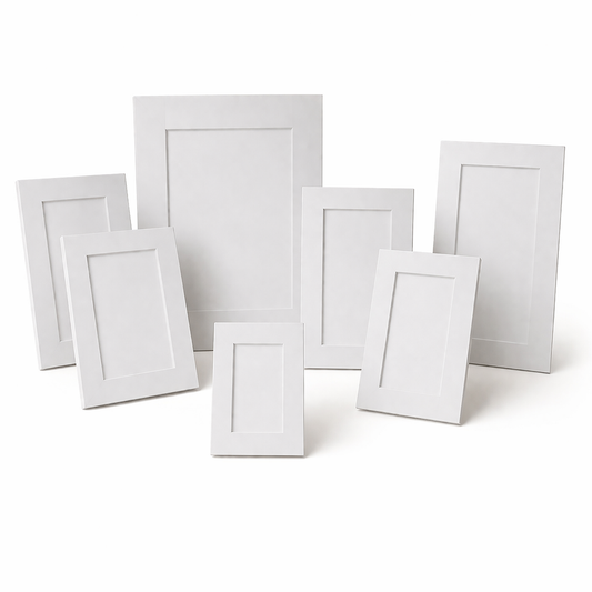 MDF Shaker Kitchen Doors/Drawer Fronts – Replacement Cabinet Doors, 18mm Thick, Made to Measure, Primed White
