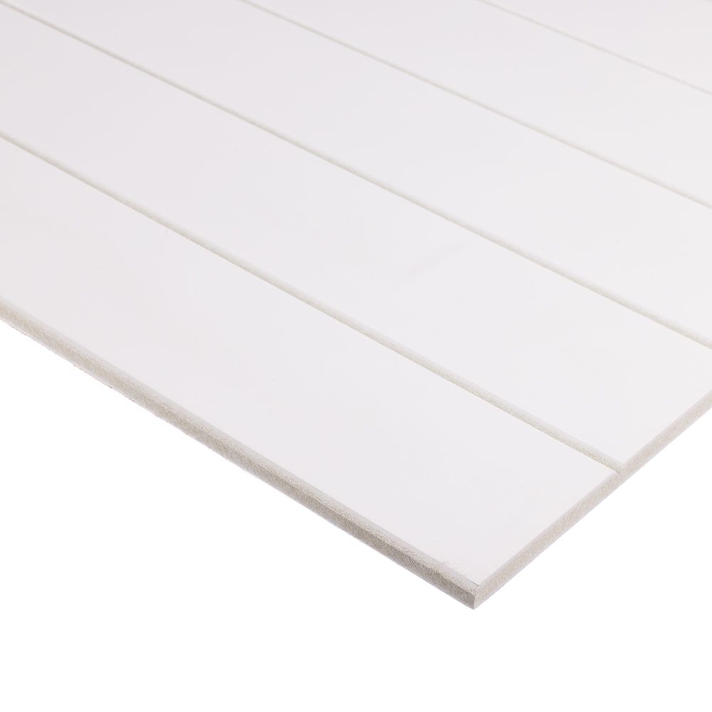 MDF Wall Panelling V Groove Panels 2440mm x 1220mm, 200mm Spacings