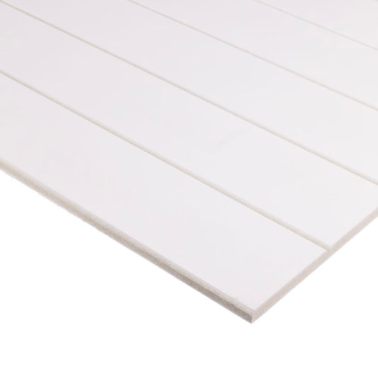 MDF Wall Panelling V Groove Panels 2440mm x 1220mm, 200mm Spacings