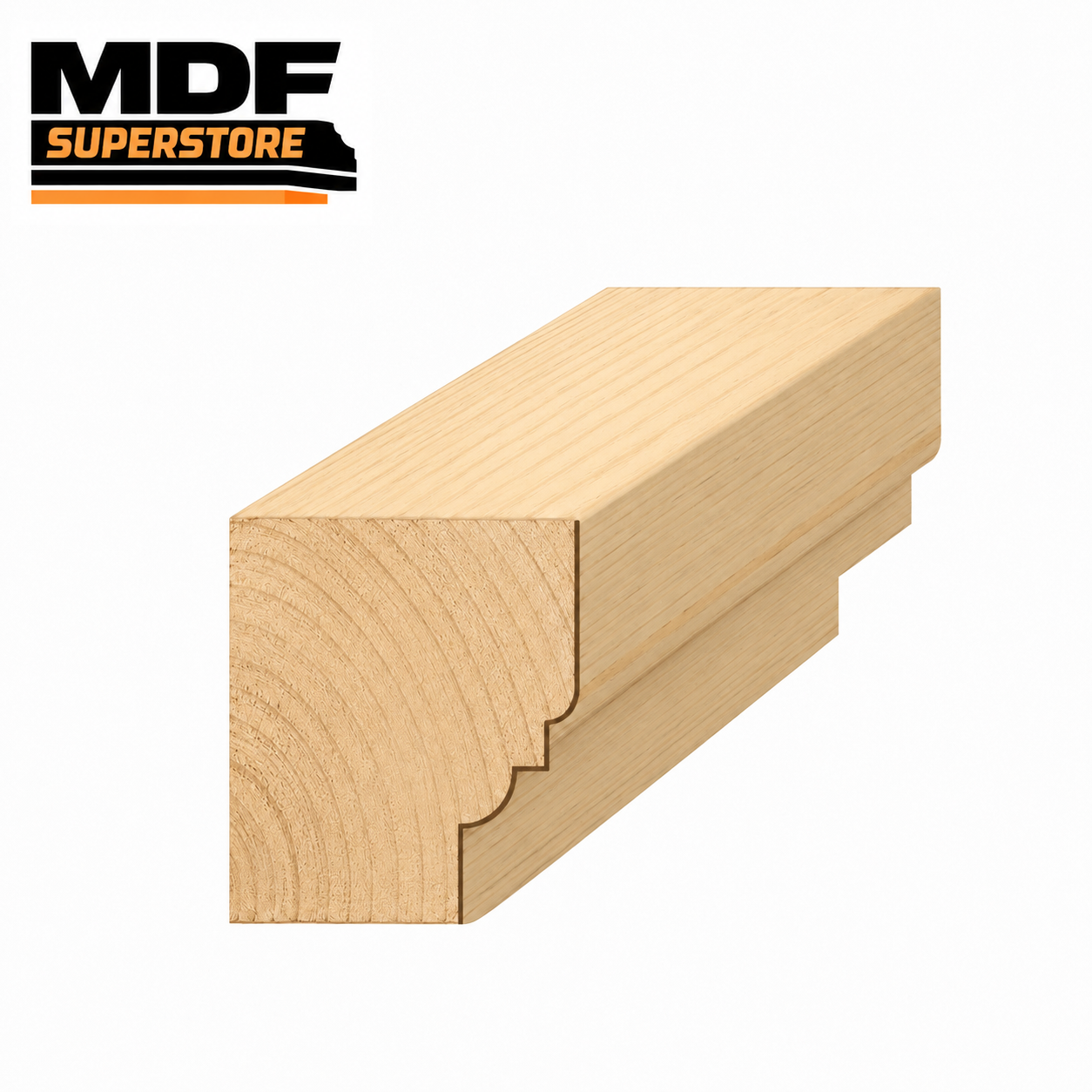 004 Stepped Chamfer Dado Rail Moulding 41mm x 20mm