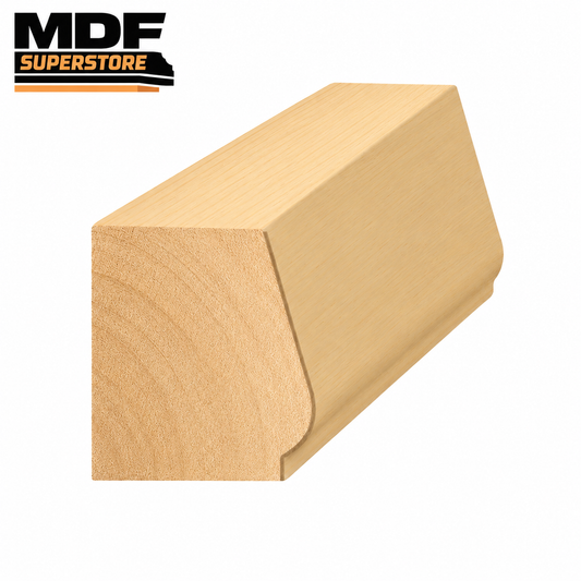 007 Bevel Round Dado Rail Moulding 41mm x 20mm