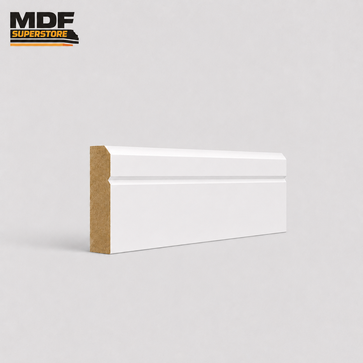 Splayed V-Grooved Architrave MDF Primed