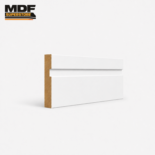 Large Grooved Architrave MDF Primed